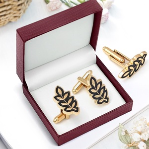 Thời Trang Sang Trọng Mạ Vàng Bạc Kim Loại Mens Áo Sơ Mi <span class=keywords><strong>Cuff</strong></span> Liên Kết Set Tie Clips Nút Biểu Tượng Tùy Chỉnh Khuy Măng Sét Cho Nam Giới Sang Trọng Áo Sơ Mi - Product Image 3