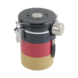 <b>Coffee</b> Storage Jar 1.8L Airtight Stainless Steel Kitchen Food Storage Container <b>Coffee</b> <b>Canister</b> with Spoon - Product Image 2
