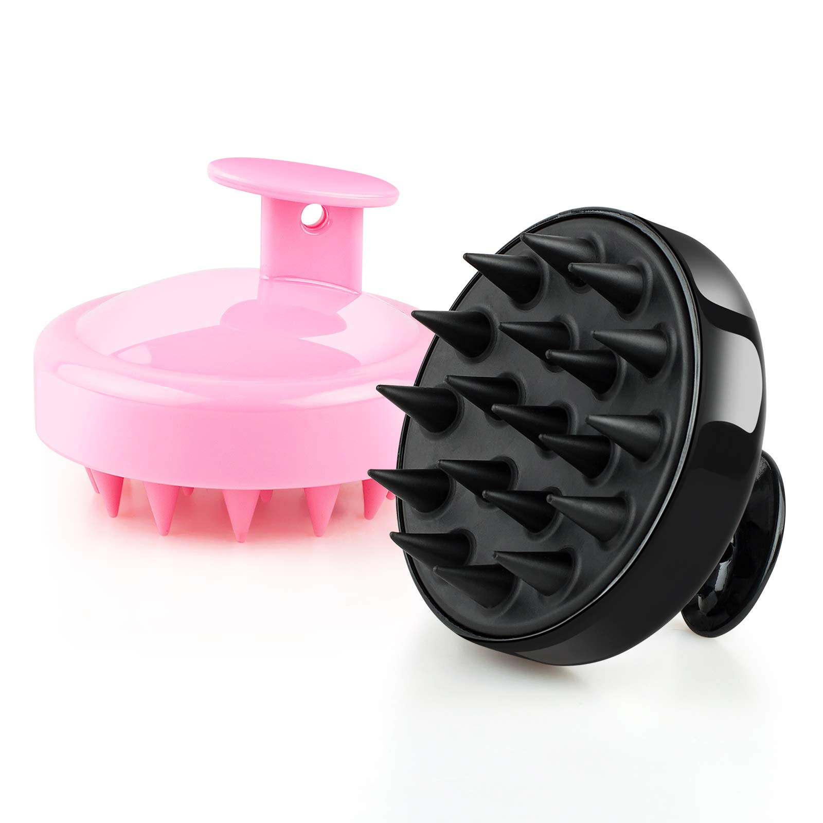 Soft Silicone Scalp Scrubber Wet Dry Hair Massage Tools Manual Scalps Massager Brush Scalp Massagers Shampoo Brush