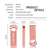 Clé USB Jaster Mini en métal 16 Go, lecteur flash USB 3.0, 4 Go, 8 Go, 16 Go, 32 Go, 64 Go, mémoire USB, clé USB