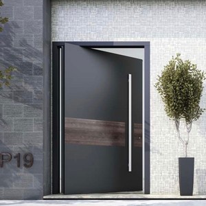 <span class=keywords><strong>Puerta</strong></span> Pivotante <span class=keywords><strong>de</strong></span> Aleación <span class=keywords><strong>de</strong></span> Aluminio <span class=keywords><strong>de</strong></span> Diseño Moderno Seeyesdoor con Superficie Acabada para Uso Exterior en Villas y Apartamentos - Product Image 1