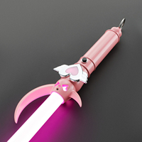 Sabres laser LGT Sailor Moon avec poignée en alliage d'aluminium, sabre laser LED, jouet pour duel, cadeau pour filles