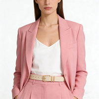 Ceinture en cuir PU classique et rétro pour femme, à boucle ardillon réglable, durable, pour usage multi-scènes, pour acheteurs mondiaux de vêtements