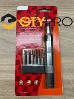 GTYPRO 7 pièces : Visseuse à chocs, tournevis de dévissage, dispositif de décapage de rouille de vis, dispositif de décapage de fils de vis