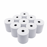 Étiquettes autocollantes durables et imperméables imprimées sur mesure en usine, rouleaux de papier thermique à code-barres 80x80mm pour le suivi des expéditions