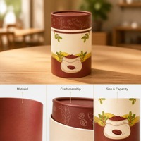 Tube en papier kraft biodégradable de qualité alimentaire personnalisé pour l'emballage des grains de café, conteneur cylindrique hermétique, écologique, logo personnalisé