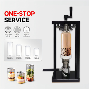 Nieuwe ontwerp huis- en commerciële semi-automatische blikkenafsluitmachine voor huisdierenvoer 200ml 250ml 330ml 500ml 650ml handmatige blikkenafsluitmachine - Product Image 1