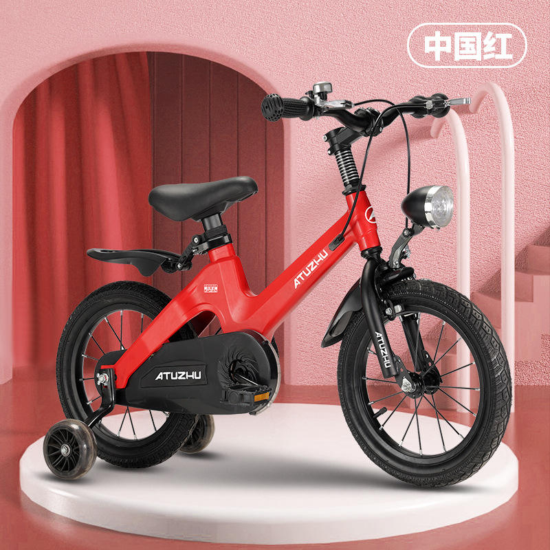 แร็คดิสก์เบรกหน้าและหลังแบบล้อในตัวสีแดงสด