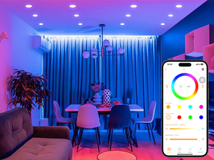 DUSKTEC - <span class=keywords><strong>Downlight</strong></span> LED Inteligente Empotrable en Techo de 3 y 4 Pulgadas, 7W 10W, RGB CCT, para Hoteles, Pasillos, Oficinas - Product Image 6