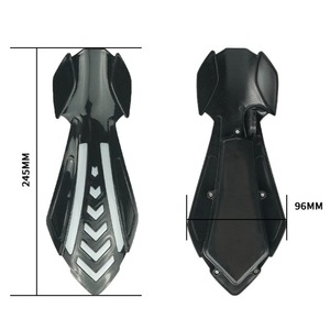 Protectores de manos para motocicleta con luces direccionales secuenciales de montaje lateral para mejora de motocicletas todoterreno - Product Image 2