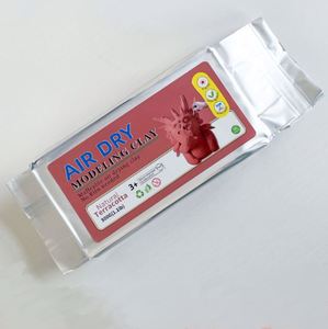 500g d'argile naturelle séchée à l'air, argile blanche douce pour les étudiants, matériaux faits à la main - Product Image 4