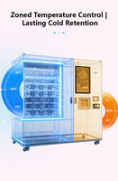 Máquina Expendedora Comercial de Autoservicio al por Mayor, Ahorro de Energía para Negocios de Helados y Alimentos Congelados en Centros Comerciales y Parques
