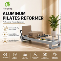 Reformer Pilates en aluminium réglable, machine professionnelle en métal pour studio, salle de sport et entraînement physique