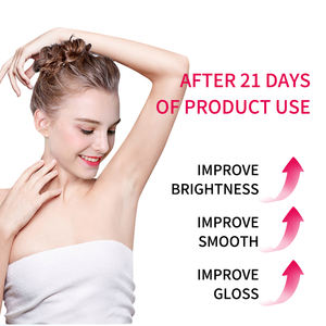 Crème éclaircissante pour les aisselles, soin de la peau biologique, marque privée, OEM, blanchiment, hydratation, acide salicylique, glycérine, beurre de karité, collagène - Product Image 2