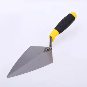 Высококачественный ручной инструмент, шпатель для бетона разных размеров и типов, мастерок для кирпича с двухцветной пластиковой ручкой