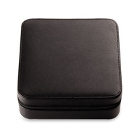 Boîtes d'emballage pour lunettes de soleil écologiques, en cuir de vachette de luxe, pochette à fermeture éclair pour lunettes de soleil, boîte à lunettes de soleil avec fermeture éclair