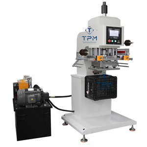 Machine de marquage à chaud à <span class=keywords><strong>grand</strong></span> <span class=keywords><strong>format</strong></span> TPM 20 tonnes pour caisses, avec cadre hydraulique pour dorure à chaud - Product Image 1