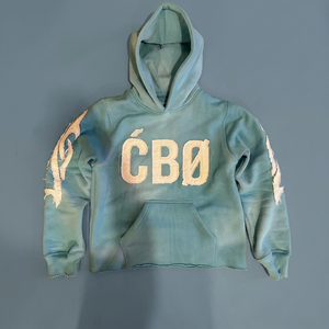 Sudadera con Capucha de Forro Polar para Hombre, Estilo Desgastado con Lavado Ácido, Oversize, Streetwear, Ropa de Invierno, Poliéster/Algodón, Logotipo Bordado, Antiencogimiento - Product Image 3