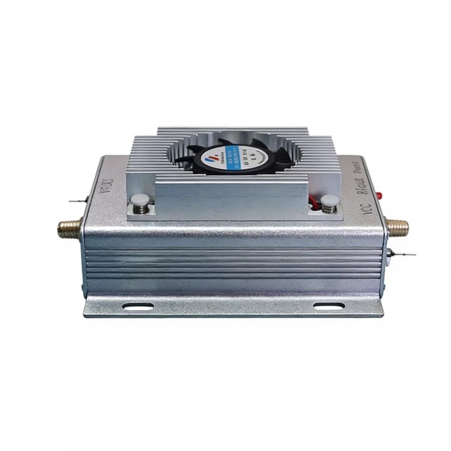 Radio Frequency Power Amplifier 10MHz-1.3GHz Output 5W Gain 36-41dB Wideband Power Amplifier