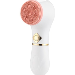 4D Facial Cleansing Brush With 3 Replacement Heads Deep Cleansing White Battery Powered - Product Image 5