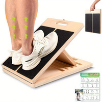 Planche d'Étirement Inclinée Portable Professionnelle en Bois pour Mollets et Pieds, 5 Positions Réglables, Vente en Gros