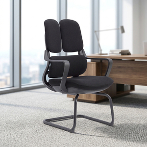 Silla de Oficina Ejecutiva Ergonómica y Contemporánea con Reposacabezas Fijo, Respaldo Segmentado, Asiento Acolchado y Base Giratoria - Product Image 6