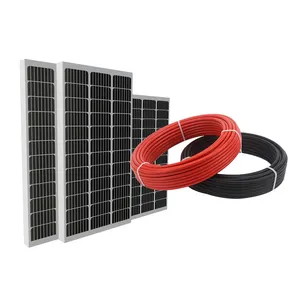 TUV PV1-F 4mm2 1000v xlpe photovoltaic solar panel cable For Solar Panel