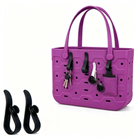 Accessoires personnalisés pour sac de plage : crochet de rangement en plastique, clip d'insertion multi-usage, crochet de suspension pour porte-clés et lunettes de soleil