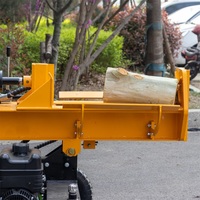 Fendeuse de bûches professionnelle de 8 tonnes, fendeuse de bois à essence, processeur de bois de chauffage, fendeuse de bûches hydraulique à vis, à vendre