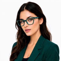 Dernières Tendances : Lunettes de Vue Femme Œil de Chat en Acétate Laminé de Haute Qualité – Montures Optiques Colorées pour Femmes
