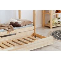 Lit en bois massif de Style nordique, accessoires pour bébé, lit de princesse, simple ou Double, cadre de photographie et maison de photos, nouveau,