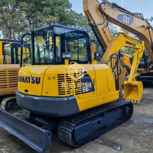 Low Price Good Condition Used Komatsu PC56MR Excavator 5.6Ton Mini Digging Machine Japan Imported Secondhand PC56MR <b>Small</b> Digger - Product Image 1