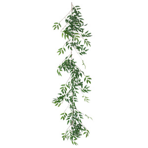 ใบหลิวประดิษฐ์ฮัวเฉียนหยุน ความยาว 1.7 เมตร สไตล์นอร์ดิก ผ้าไหมสีเขียว ตกแต่งงานแต่งงานในร่ม - Product Image 5