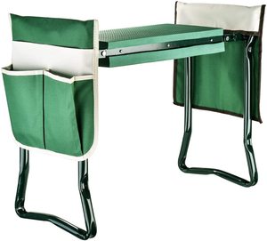 Garden Kneeler and Seat With 2 Bonus Tool Pouches - Portable Garden <strong>Bench</strong> EVA Foam <strong>Pad</strong> With Kneeling <strong>Pad</strong> for Gardening - Product Image 1