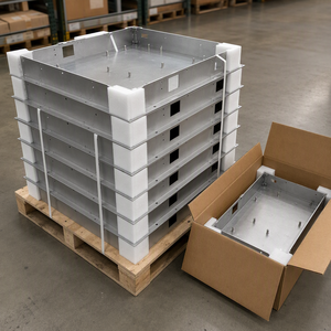 Plateau de châssis en aluminium sur mesure avec bride de montage pour boîtier électronique, base en tô<span class=keywords><strong>le</strong></span> OEM - Product Image 6