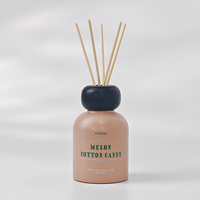 Parfum personnalisé de haute qualité désodorisant pour la maison arôme bouteille en verre de luxe diffuseur de roseau avec des bâtons