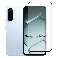 Protection d'écran en verre trempé de luxe 9H 2.5D anti-espion, anti-explosion, avec bords en soie et colle intégrale pour OnePlus N6X
