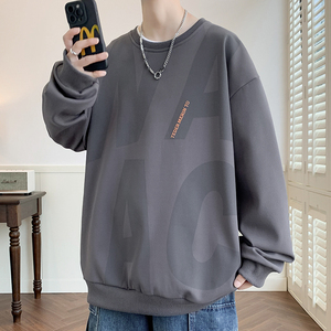 เสื้อสเวตเตอร์แขนสั้นผู้ชายแฟชั่นฤดูร้อนใหม่สไตล์เรโทรลายพิมพ์สตีลซีล เสื้อยืดทรงหลวมระบายอากาศได้ดี - Product Image 5
