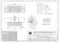 Connecteur de borne à emboîtement DC3 pas de 1,27 mm, angle droit 90 degrés, H4,9 mm, KR2013, double rangée, pour carte de circuit imprimé, connecteur électrique fil à carte