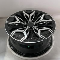 Nouvelles jantes en alliage d'aluminium forgé 6061 T6, design maillé noir brillant usiné, pressées 12000T, certifiées TUV JWL S1-00051, 18-23, garantie 6 ans
