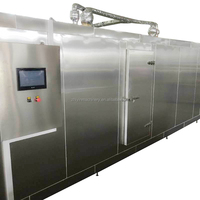 300kg/uur IQF-machine voor voedselverwerking, vriesmachine, lijn voor het maken van diepvriesfrieten, apparatuur voor laagtemperatuurvriezers