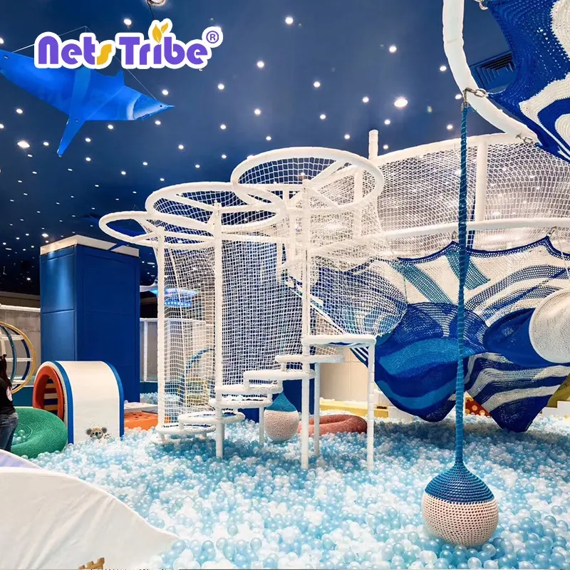 Kinder bunte Kinder Indoor-Spielgeräte Softplay für Vergnügung spark Net Tribe