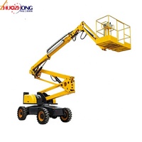 Plateforme élévatrice articulée à flèche courbée motorisée hydraulique électrique bon marché d'usine 8-22m