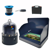 Nouvelle caméra sous-marine entièrement étanche avec vision nocturne HD rotative à 360°, détection de température et de profondeur, détecteur de poissons, portée de détection de 0,6 m à 30 m