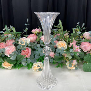 Новая прозрачная пластиковая ваза для цветов - Product Image 5