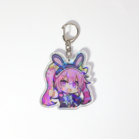 Porte-clés holographique Porte-clés acrylique personnalisé Porte-clés acrylique transparent Porte-clés Anime Breloques acryliques