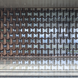 แผ่น<span class=keywords><strong>ผนัง</strong></span>อลูมิเนียมลายเพชรพับแบบสามมิติ สำหรับตกแต่ง<span class=keywords><strong>ภายนอก</strong></span>อาคาร ทนไฟ เป็นมิตรกับสิ่งแวดล้อม - Product Image 3