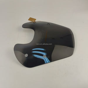 WANOU Pare-brise de moto Pare-brise Deep Space Noir Pare-vent <span class=keywords><strong>Piaggo</strong></span> <span class=keywords><strong>Zip</strong></span> - Product Image 2