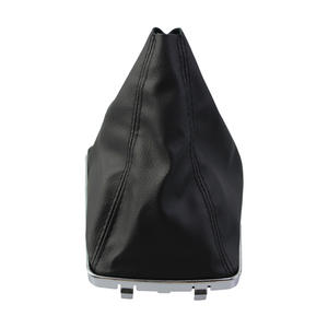 Housse de levier de vitesse Opel Astra H en cuir PU noir, style classique, housse anti-poussière individuelle pour transmission manuelle - Product Image 1