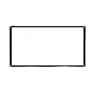 Round Packing Wall Mounted 60 72 84 100 120 150 Inch 16:9 4:3 Portable <b>Folded</b> Projector <b>Screen</b> - Product Image 4